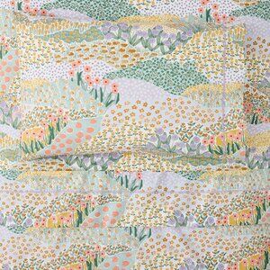 West Elm floral bed sheets - NWT